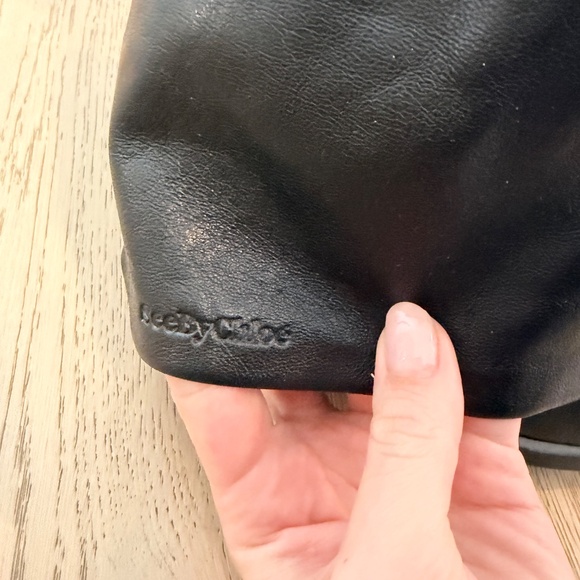 See by Chloé Black Leather Slouch Boots | Made in Spain | EU 40 - Picture 2 of 3